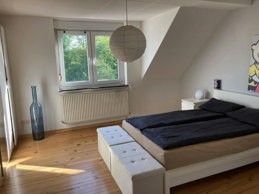 Sonnige Etagen-Wohnung, Alleinige Nutzung, Wasserbett نوينكيرشن المظهر الخارجي الصورة